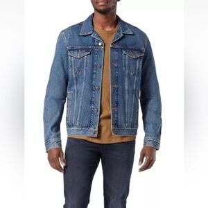 Vtg Y2K Levis Signature Trucker Type III Denim Jacket Mens XL Blue Western 10/04